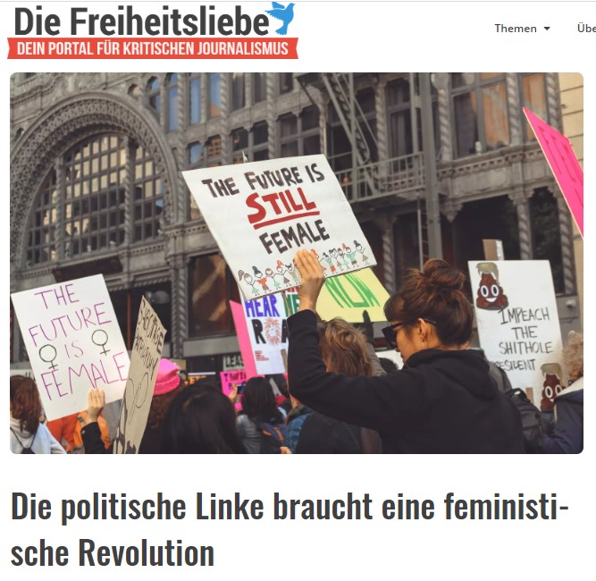 Die politische Linke braucht eine feministische Revolution
